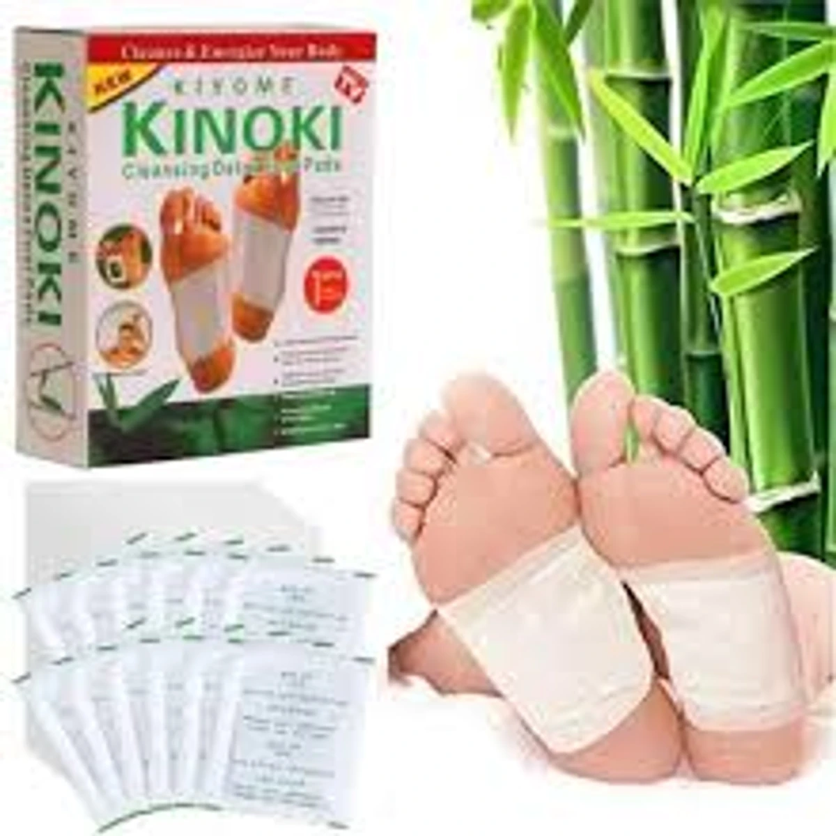 Original kinoki detox foot pad 1 Packet (10 pcs )