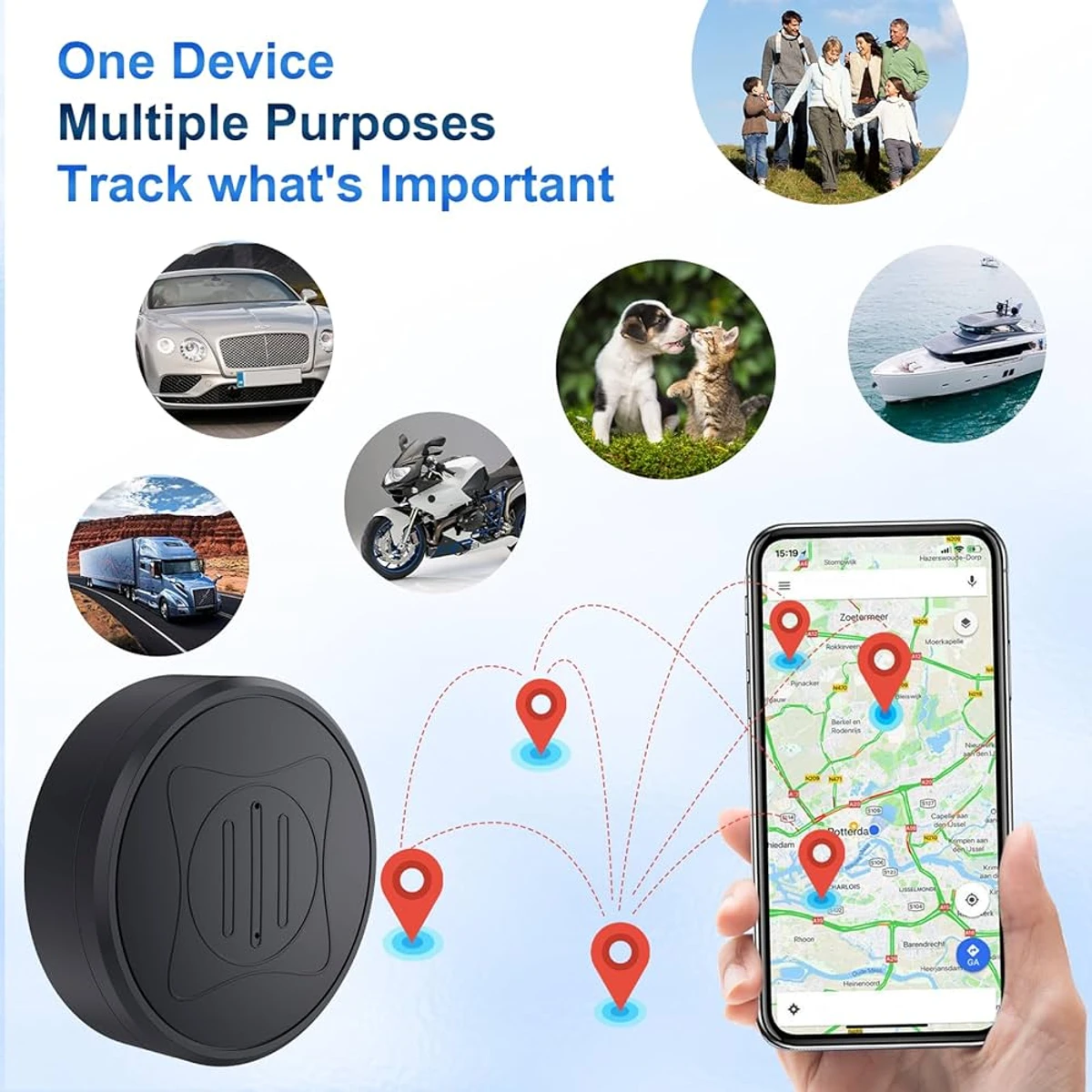 GF10 Magnetic Mini Real Time GPS Tracker