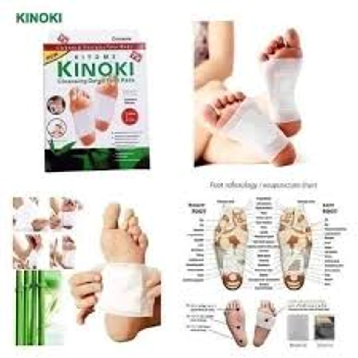 Original kinoki detox foot pad 2 Packet (20 pcs )