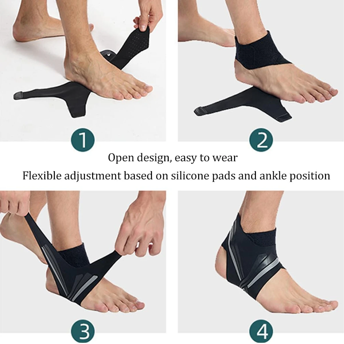 Plantar X Wrap - Ankle Support for Men & Women (2 Pcs)