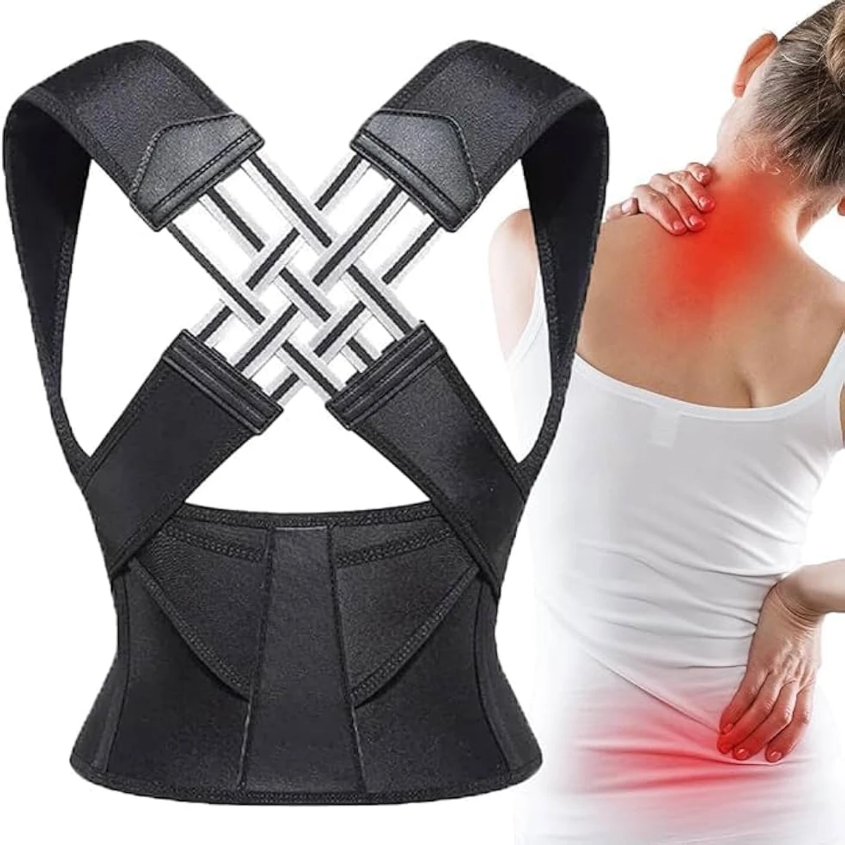 Adjustable Back Posture Belt For Men And Women